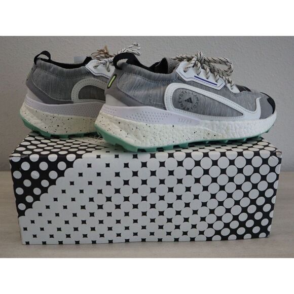 adidas x Stella McCartney Women Sz 8 Gray Heather Outdoorboost 2.0 Sneakers - Picture 2 of 15